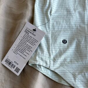 NWT Lululemon drysense shirt sleeve shirt mens sz L light mint green